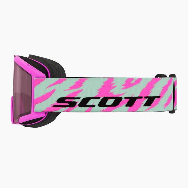 Окуляри лижні дитячі SCOTT Shield neon pink/mint green/rose 3