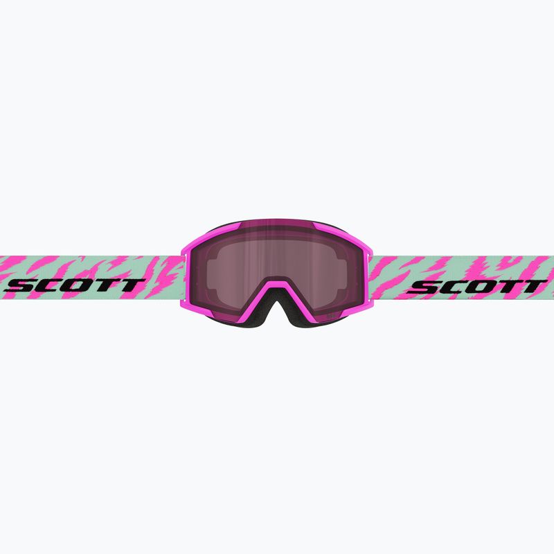 Окуляри лижні дитячі SCOTT Shield neon pink/mint green/rose 4