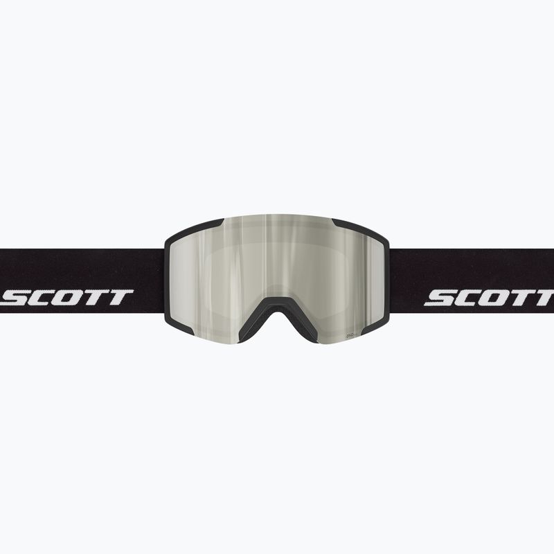 Окуляри лижні SCOTT Shield black/amp white chrome 4