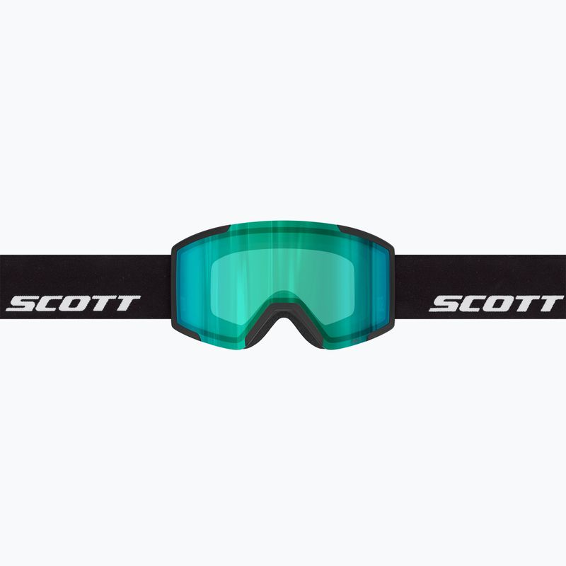 Окуляри лижні SCOTT Shield black/amp green chrome 2