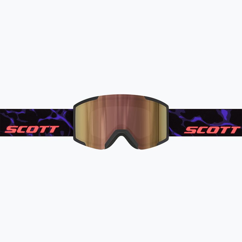 Окуляри лижні SCOTT Shield LS black/purple/cinnamon chrome 2