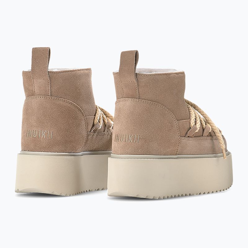 Черевики жіночі INUIKII Classic Low Platform beige 10