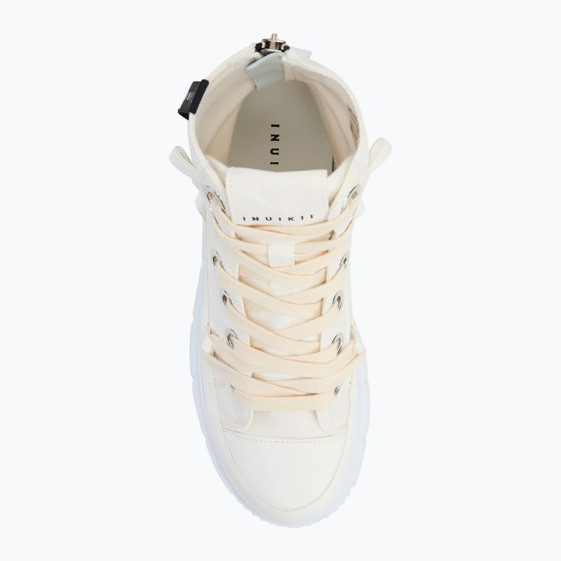 Кросівки жіночі INUIKII Matilda Canvas High white 5