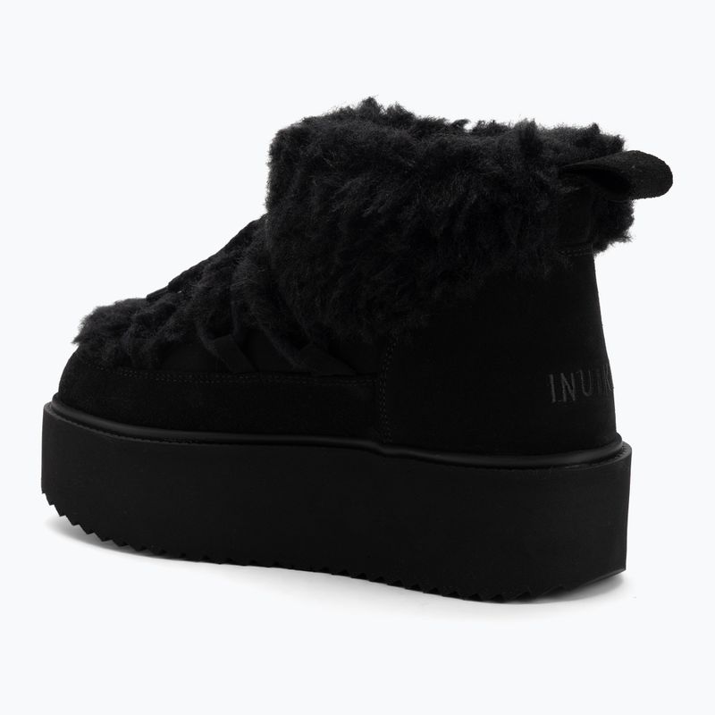 Черевикі зимові жіночі INUIKII Teddy Platform black 3