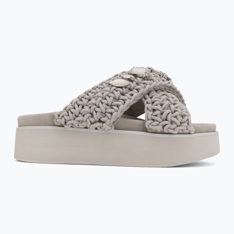 Шльопанці жіночі INUIKII Woven Stones Platform stone grey 2