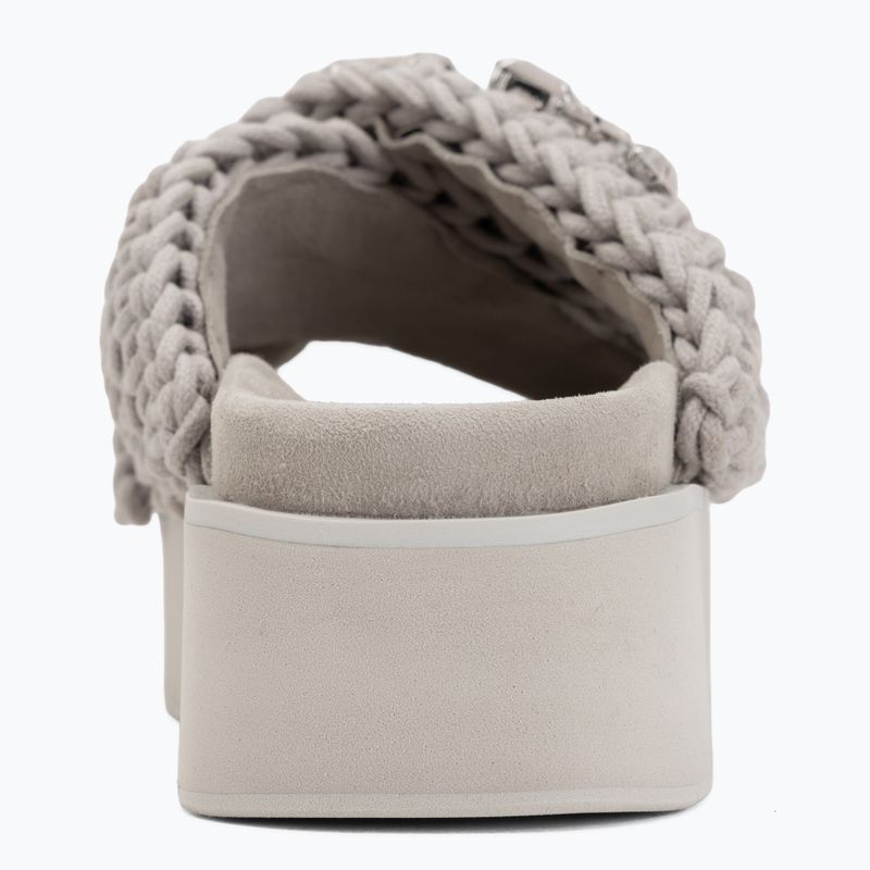 Шльопанці жіночі INUIKII Woven Stones Platform stone grey 6