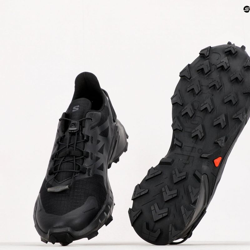 Кросівки для бігу чоловічі Salomon Supercross 4 чорні L41736200 12