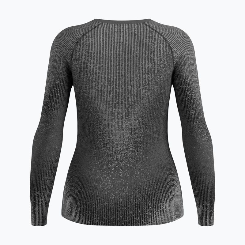 Жіночий термоактивний лонгслів Odlo Performance Warm Blackcomb Bl Top Crew Neck black 2
