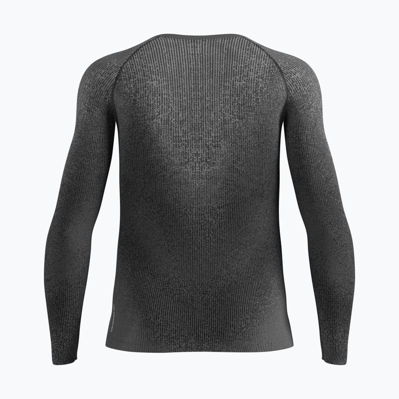 Чоловічий термоактивний лонгслів ODLO Performance Warm Blackcomb Bl Top Crew Neck black 2