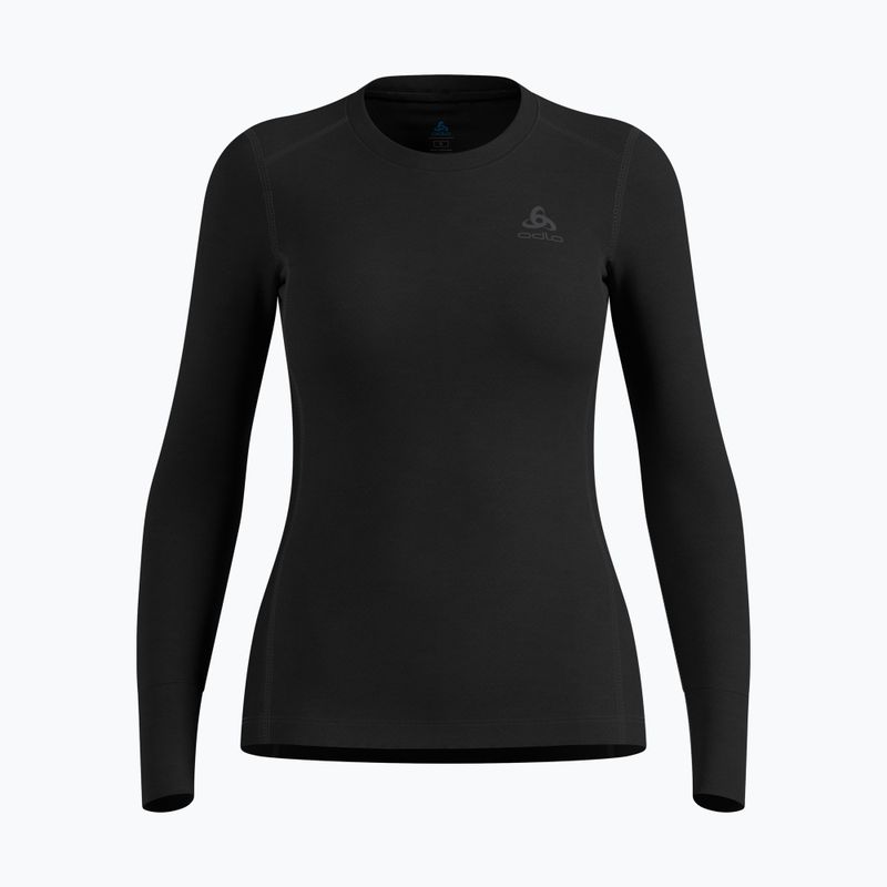 Кофта термоактивна жіноча ODLO Merino 200 Bl Top Crew Neck black 5