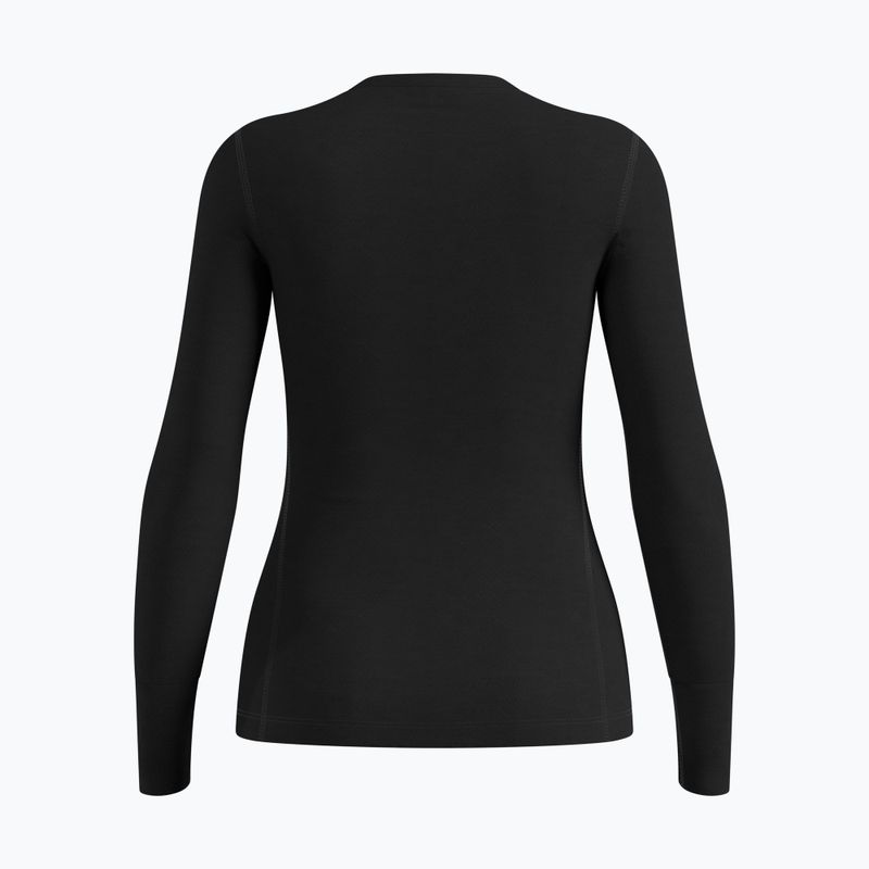 Кофта термоактивна жіноча ODLO Merino 200 Bl Top Crew Neck black 6