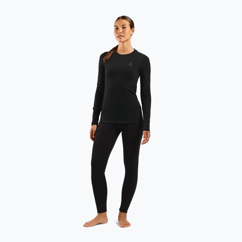 Жіноча термоактивна кофта ODLO Merino 160 Bl Top Crew Neck black 2