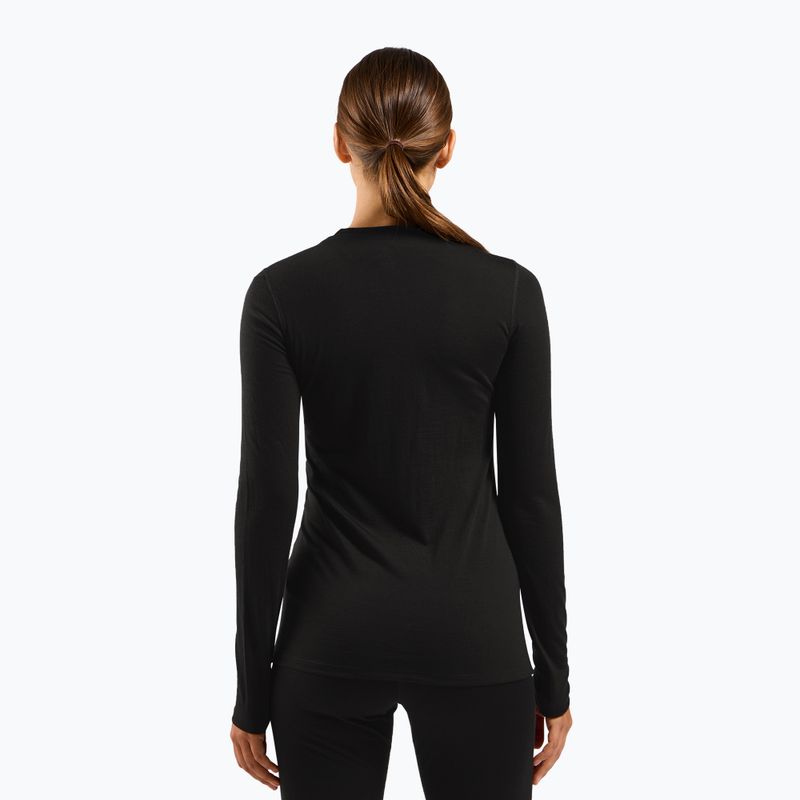 Жіноча термоактивна кофта ODLO Merino 160 Bl Top Crew Neck black 3