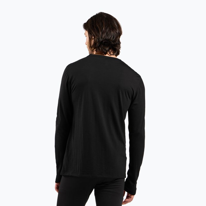 Лонгслів термічний чоловічий ODLO Merino 160 Bl Top Crew Neck black 3