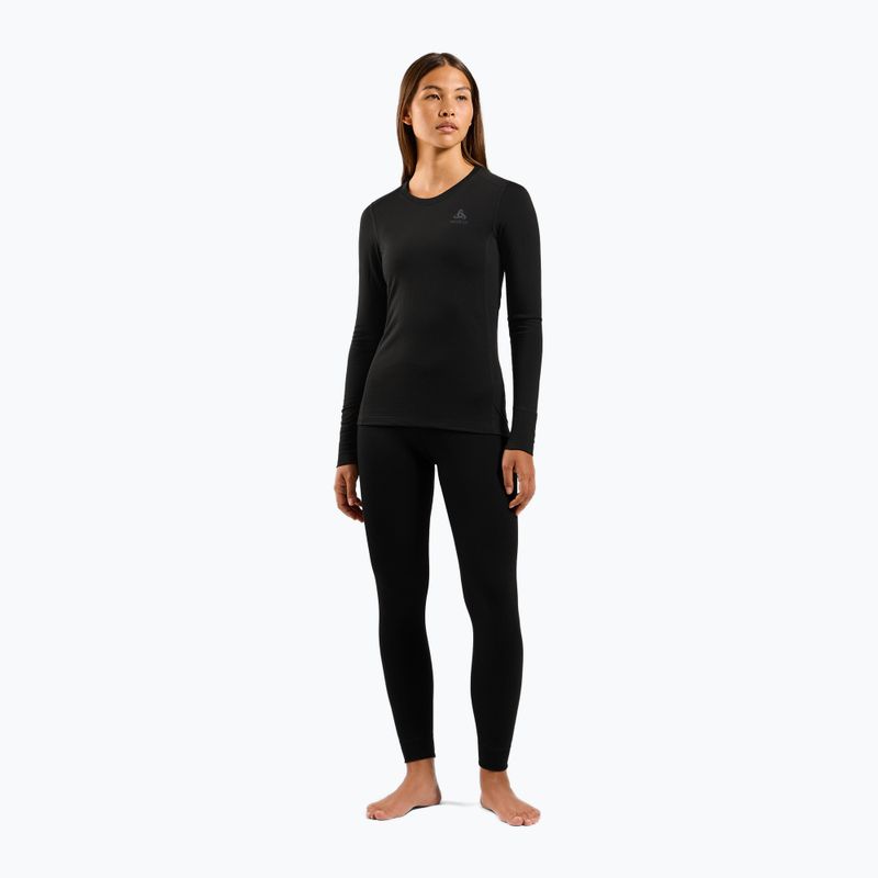Штани термічні жіночі ODLO Merino 160 Bl Bottom Long black 2