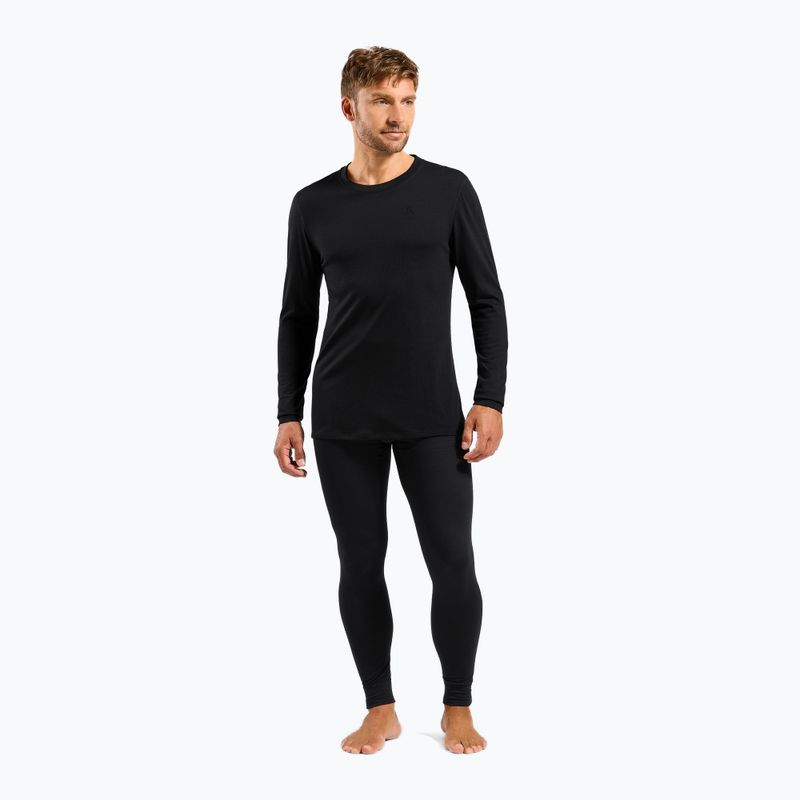 Штани термічні чоловічі ODLO Merino 160 Bl Bottom Long black 2