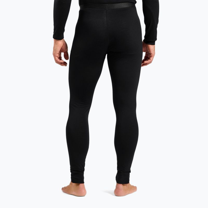 Штани термічні чоловічі ODLO Merino 160 Bl Bottom Long black 3