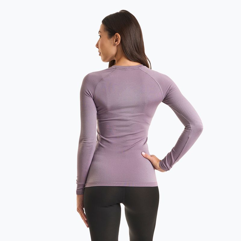 Жіноча термоактивна кофта ODLO Performance Warm Bl Top Crew Neck gray ridge 2