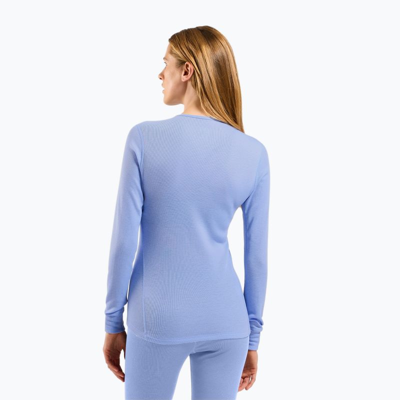 Лонгслів термічний жіночий ODLO Active Warm Bl Top Crew Neck blue heron 3