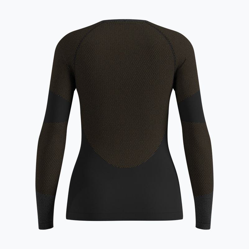 Лонгслів термічний жіночий ODLO Fundamentals Performance Warm Bl Top Crew Neck black 2