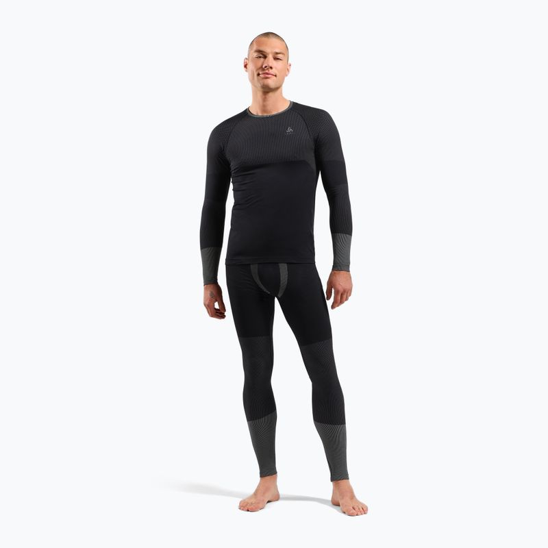 Лонгслів термічний чоловічий ODLO Fundamentals Performance Warm Bl Top Crew Neck black 2
