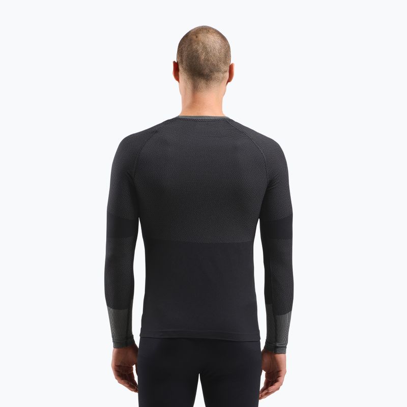 Лонгслів термічний чоловічий ODLO Fundamentals Performance Warm Bl Top Crew Neck black 3