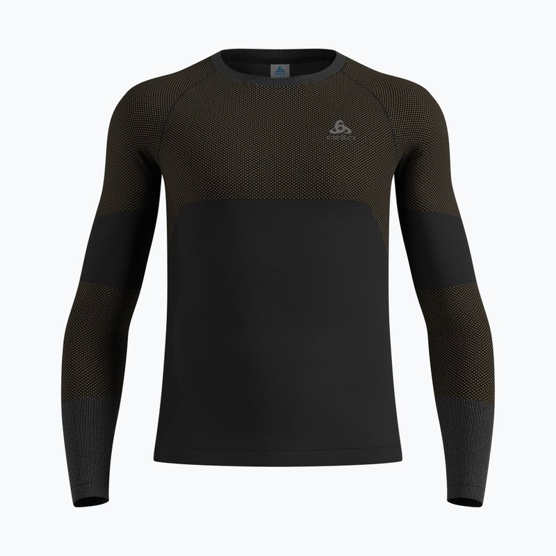 Лонгслів термічний чоловічий ODLO Fundamentals Performance Warm Bl Top Crew Neck black 5