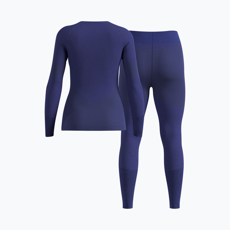 Комплект жіночої термобілизни ODLO Fundamentals Performance Warm skipper blue 2