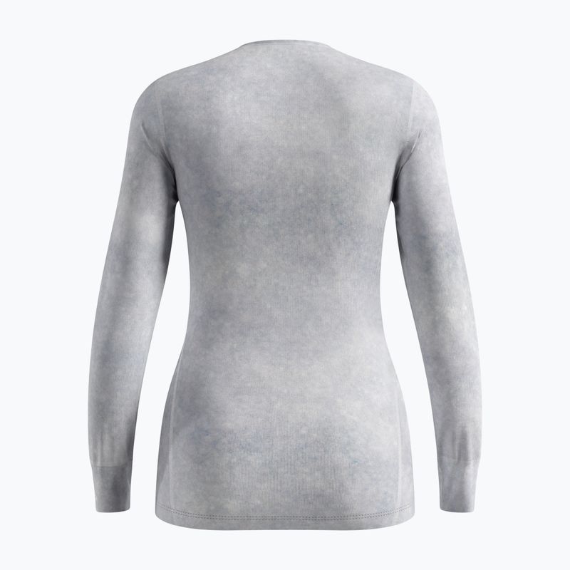 Жіноча термоактивна кофта ODLO Active Warm X Pow Bl Top Crew Neck odlo silver grey 2