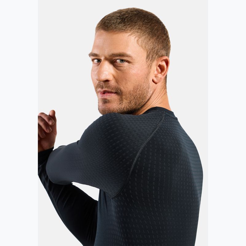 Кофта термоактивна чоловіча ODLO Performance Warm Bl Top Crew Neck black 4