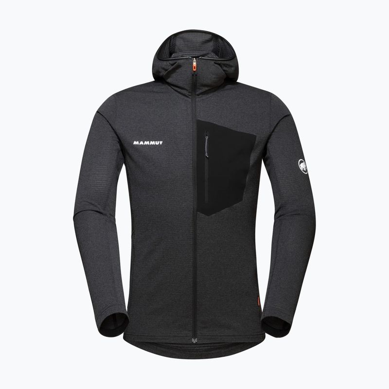 Флісова кофта чоловіча Mammut Aenergy Light ML Hooded чорна 4