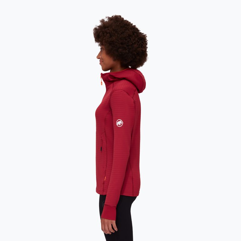 Флісова кофта жіноча Mammut Aconcagua Light MI Hooded червона 9