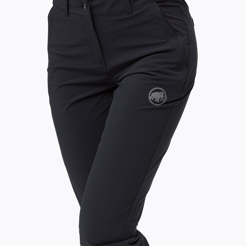 Штани трекінгові жіночі Mammut Runbold Capri чорні 3
