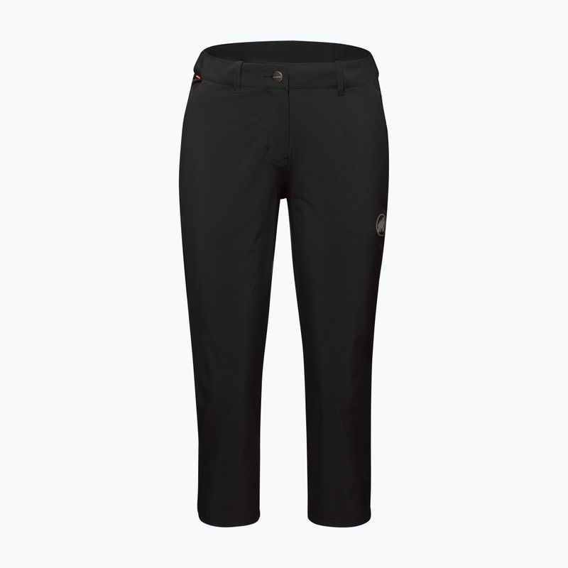 Штани трекінгові жіночі Mammut Runbold Capri чорні 5