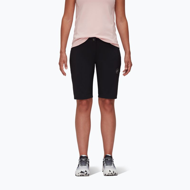 Шорти трекінгові жіночі Mammut Runbold чорні 2