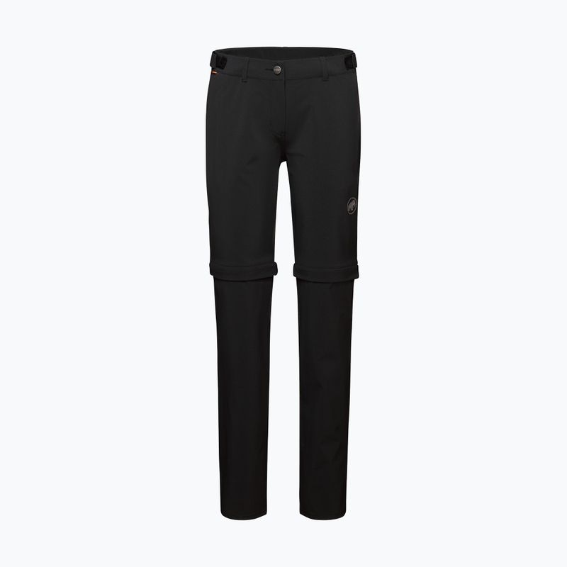 Штани трекінгові жіночі Mammut Runbold Zip Off чорні 8