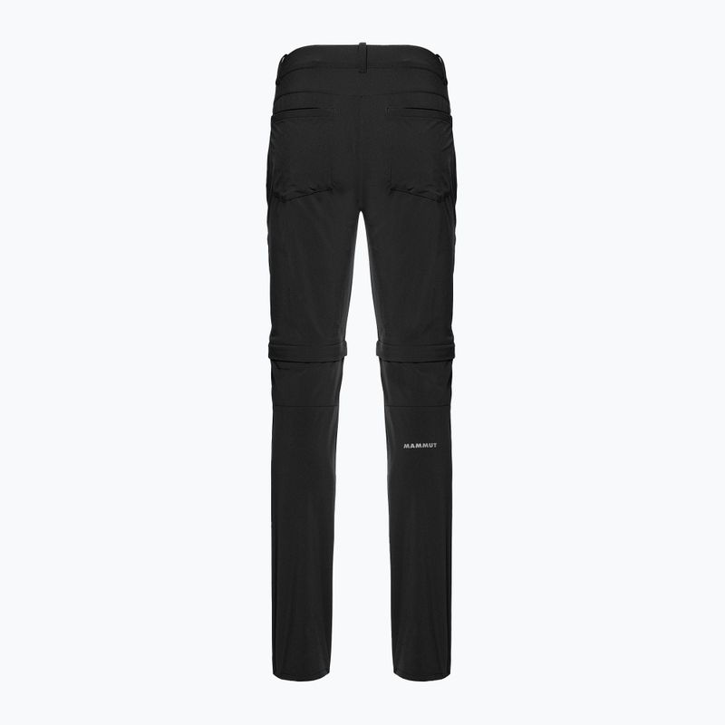 Штани трекінгові жіночі Mammut Runbold Zip Off чорні 5