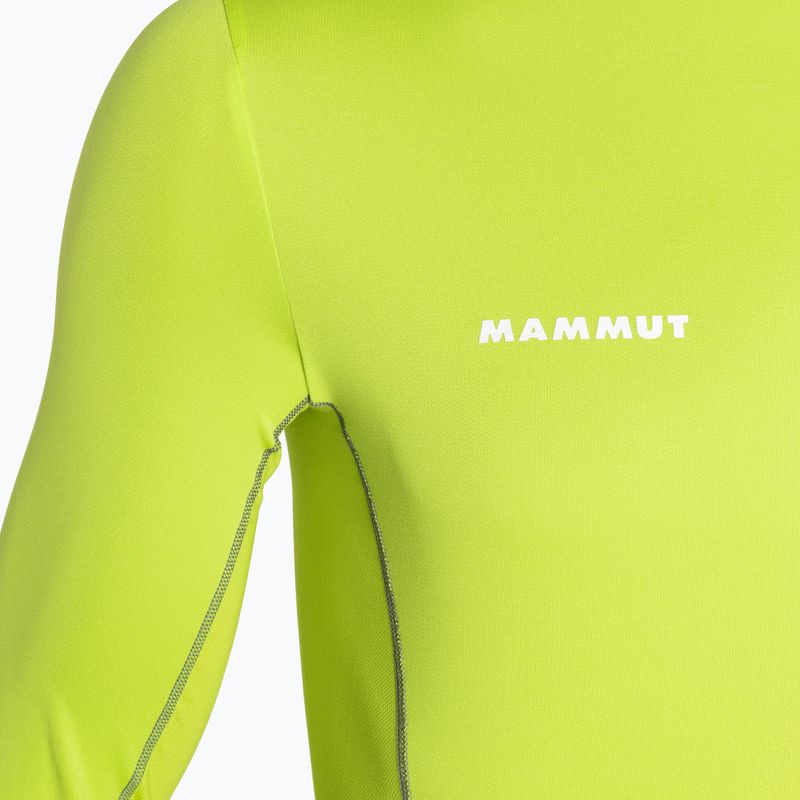 Футболка трекінгова чоловіча Mammut Sertig жовта 6