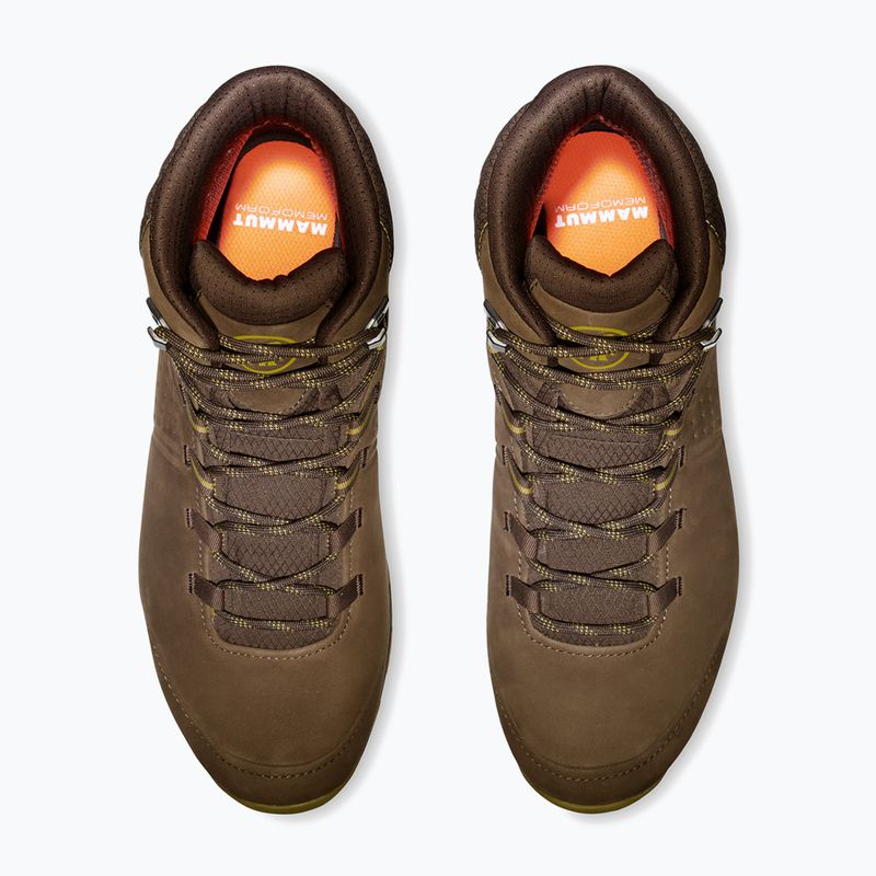 Черевики трекінгові чоловічі Mammut Mercury IV Mid GTX moor / amber green 10