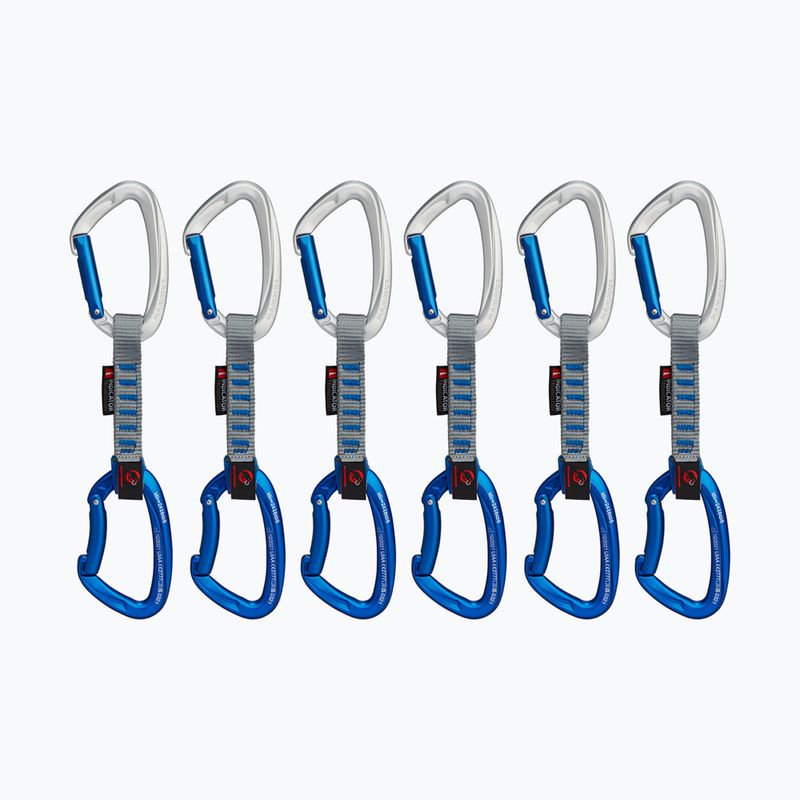 Mammut Crag Keylock Indicator альпіністський експрес набір 6 шт сріблястий ультрамарин