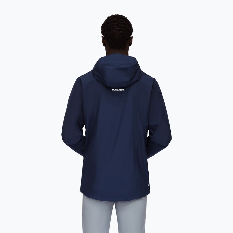Куртка дощовик чоловіча Mammut Convey Tour HS Hooded синя 2