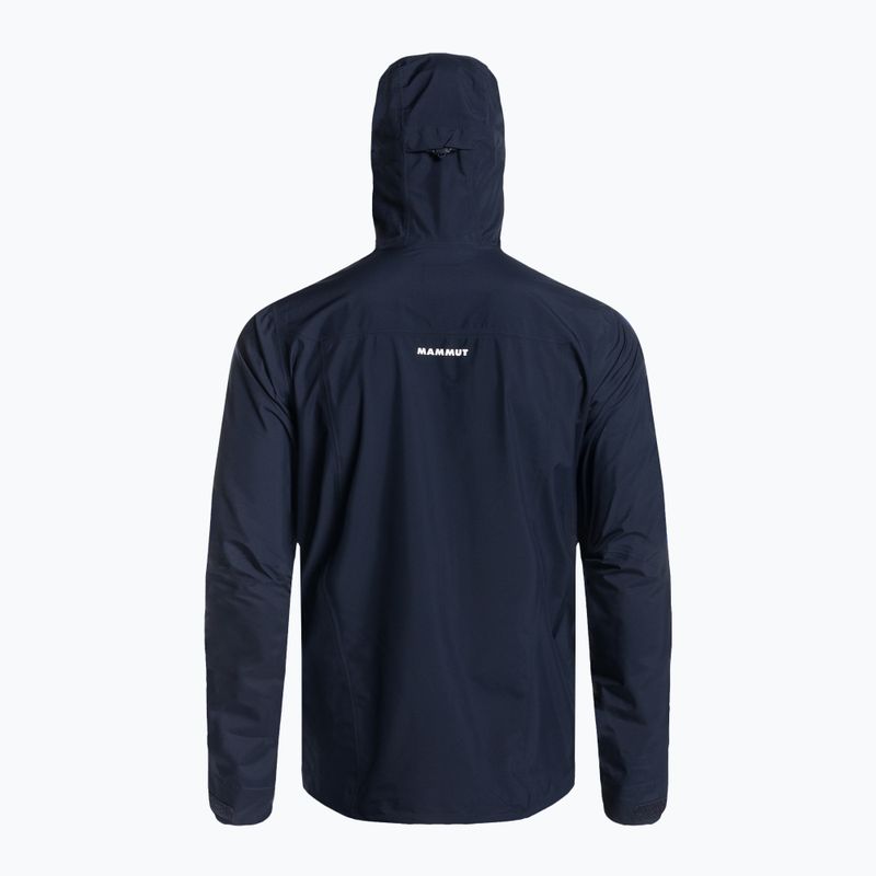 Куртка дощовик чоловіча Mammut Convey Tour HS Hooded синя 5