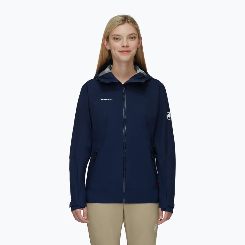 Куртка дощовик жіноча Mammut Convey Tour HS Hooded синя 2