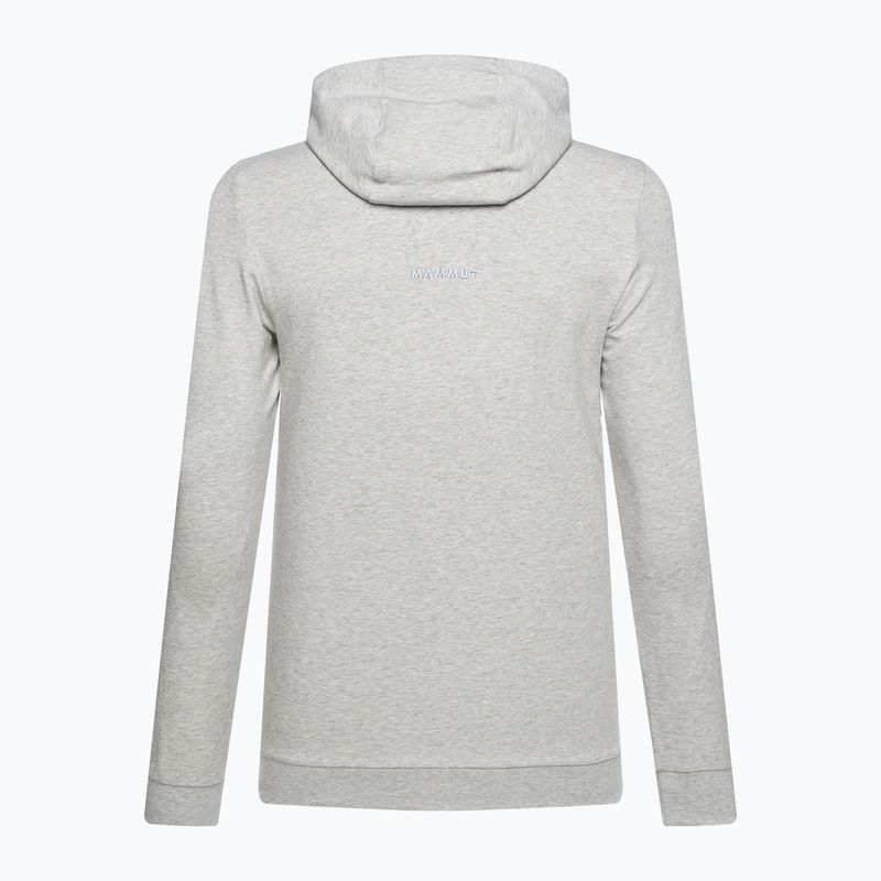 Кофта трекінгова чоловіча Mammut ML Hoody Circle сіра 5