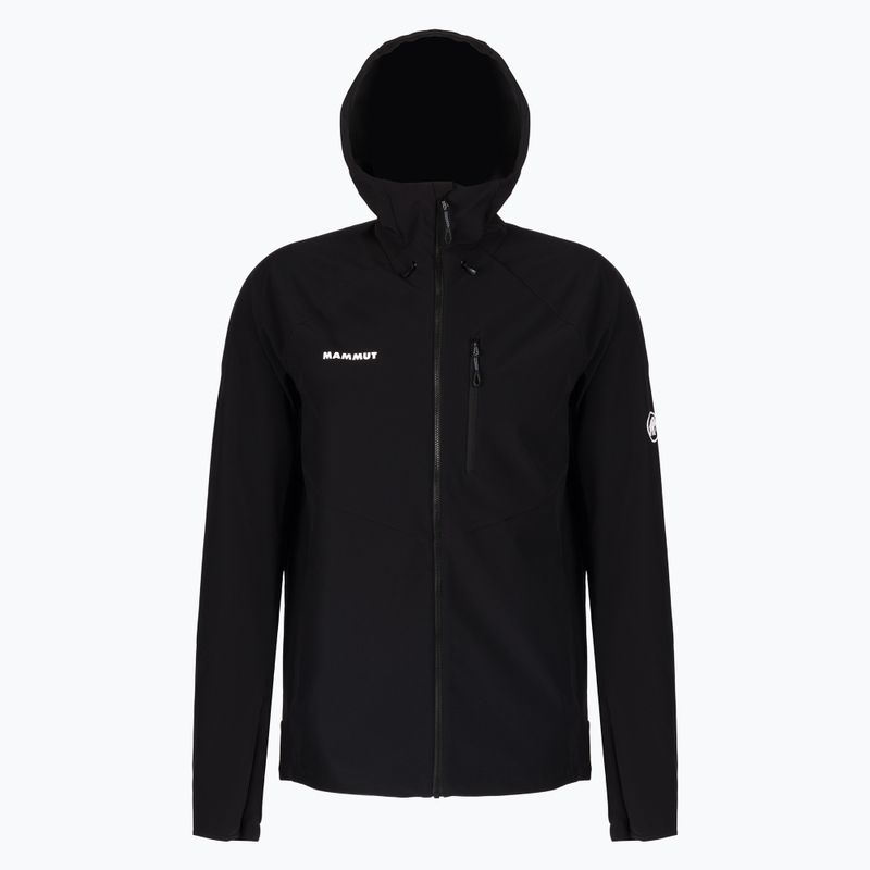 Куртка софтшел чоловіча Mammut Ultimate Comfort SO чорна