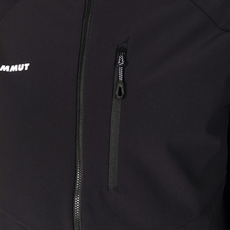 Куртка софтшел чоловіча Mammut Ultimate Comfort SO чорна 3