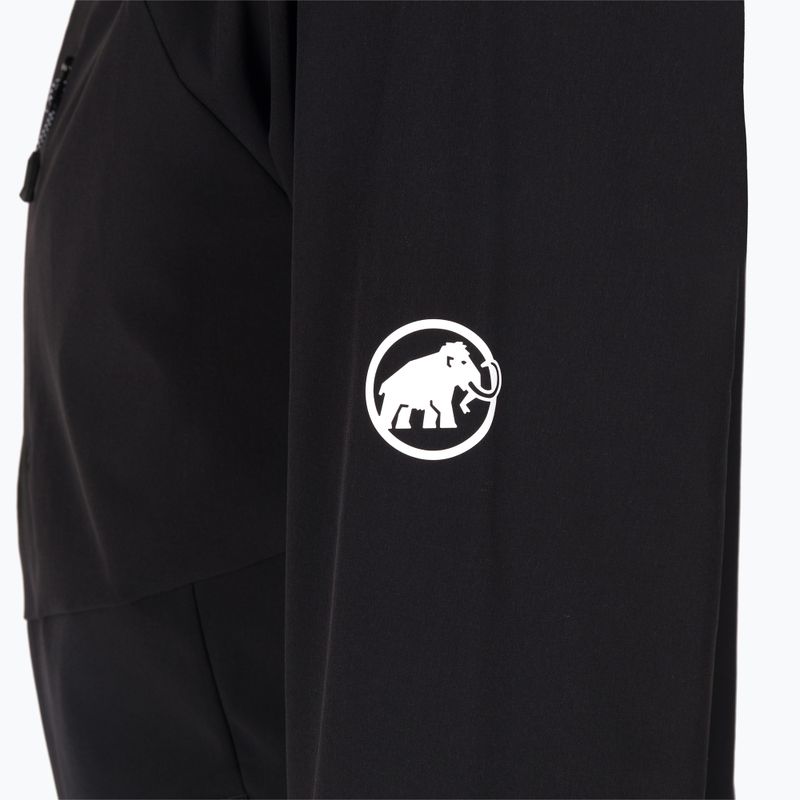Куртка софтшел чоловіча Mammut Ultimate Comfort SO чорна 6