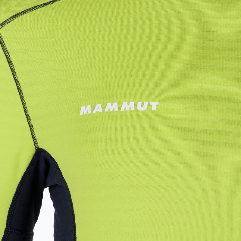 Флісова кофта чоловіча Mammut Taiss Light ML Hooded зелено-синя 6