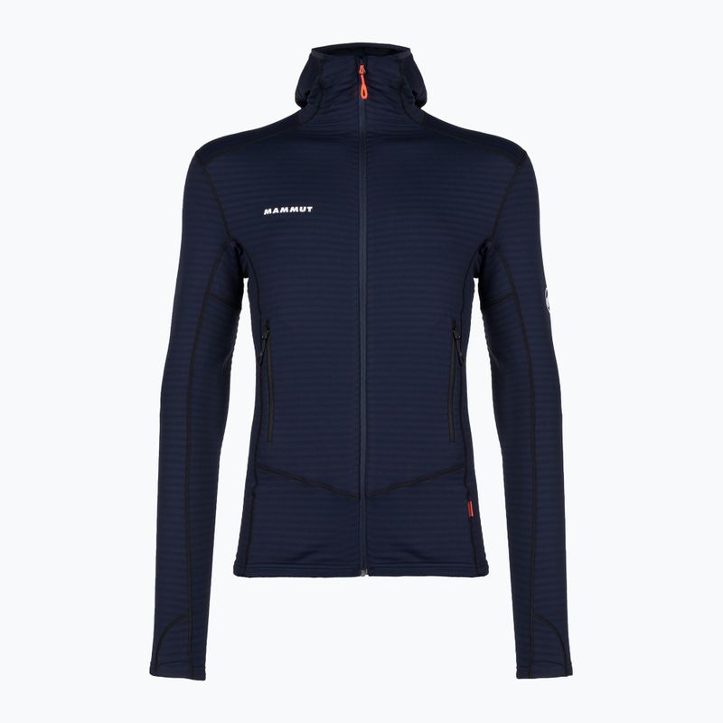 Кофта флісова чоловіча Mammut Taiss Light ML Hooded marine 4