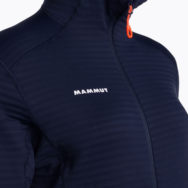 Кофта флісова жіноча Mammut Taiss Light ML Hooded темно-синя 1014-04540-5118-114 5